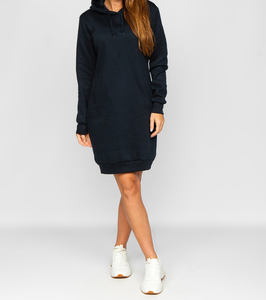 Sweat-shirt ample à épaules tombantes, couleur unie, streetwear, logo imprimé personnalisé, sweat-shirt ample pour femmes, long et uni - Product Image 6