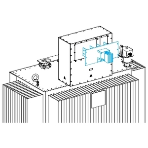 สำหรับ SCHNEIDER ELECTRIC KTB0726CR71 กล่องหุ้มอุปกรณ์อิเล็กทรอนิกส์และเครื่องมือ Canalis KT Hori Cover Feed Y726 - Product Image 1