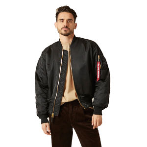 OEM Casual Reversible estilo poliéster hombres chaqueta de bombardero hecho a medida de invierno chaqueta de bombardero de gran tamaño para los hombres - Product Image 1