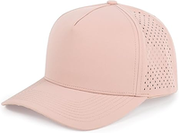 Casquette de baseball trucker 5 panneaux personnalisée avec logo brodé 3D, colorée, en tissu éponge imperméable et respirant, unisexe, 100% polyester Oxford, style sportif