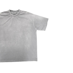 T-shirt Homme Streetwear Vintage Délavé Effet Usé Acide, Coupe Classique, Logo Imprimé Personnalisé, 100% Coton - Product Image 5