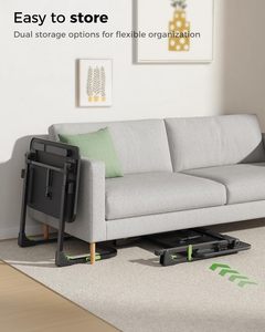 Nueva Mesa Auxiliar de Comedor SAIJI Original, Inclinable, con Altura y Ángulo Ajustables, Totalmente Plegable, con Lámpara LED Integrada - Product Image 5