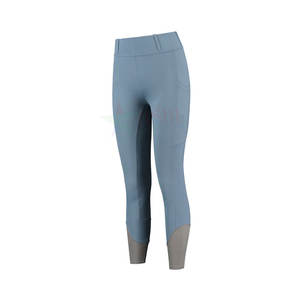 Vêtements équestres avec logo personnalisé pour femmes culottes OEM pantalon d'équitation moulant en polyester spandex - Product Image 4