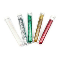 5 pièces de paillettes biodégradables PLA 3g 1/64, 5 couleurs mélangées de Noël, en vrac pour activités créatives