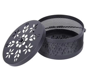 Soporte Bakhoor moderno personalizado, forma redonda, diseño antiguo, vajilla, quemador de incienso para decoración de restaurante a un precio más bajo - Product Image 1