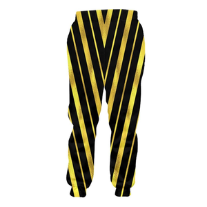 Pantalones de gimnasio unisex sublimación completa logotipo personalizado pantalones de correr cintura media tela de lona ropa deportiva recta - Product Image 2