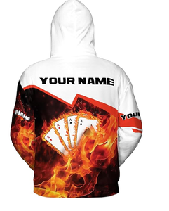 Personalized Name Poker Full 3D <b>T</b>-<b>Shirt</b>, Hoodie Unisex S-5XL, Poker Hoodie, Poker Hoodies for Men - Product Image 5