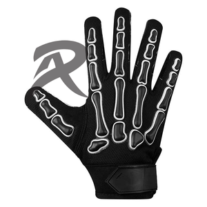 Gants de football de haute qualité, fabriqués par un fabricant de premier plan, en silicone antidérapant, tailles adultes, gants de rugby professionnels, gants de football américain - Product Image 4