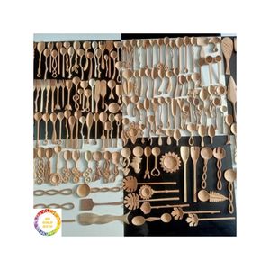 Les cuillères en bois artisanales offrent un mélange de tradition et de fonctionnalité pour chaque création culinaire - Product Image 6
