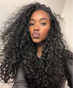 Peluca de cabello humano rizado 100% Remy sin pegamento para encaje suizo frontal HD para peluca Frontal de encaje para mujeres pelucas vírgenes - Product Image 3