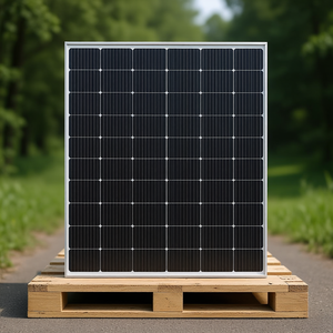 Panneau solaire monocristallin bifacial de type N 600W MY-M12/132-615W sur palette industrielle - Product Image 3