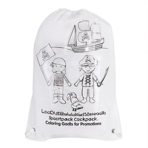 กระเป๋าเป้สะพายหลังแบบมีเชือกผูก Locle รุ่น Personalized สำหรับใส่ของใช้สีสันสดใส เหมาะสำหรับใช้เป็นของแจกในงานโปรโมชั่น - Product Image 2