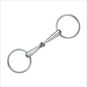 Nuevo Bridón de Acero Inoxidable con Boca Hueca y Anillo Suelto para Caballos - Product Image 2