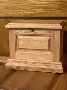 Urnes en bois de qualité forme carrée fournitures funéraires Europe fournitures urnes en bois à prix réduit - Product Image 5