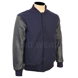 Veste d'hiver Letterman de coupe ample fabriquée par des professionnels - Product Image 3