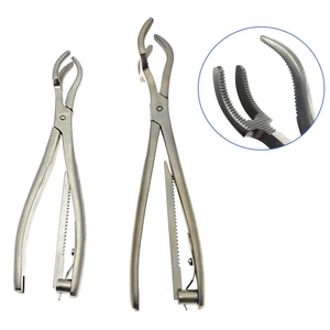 Surgiright Pince de réinitialisation à trois griffes en acier inoxydable Pince de maintien d'os Outil de formation Instruments d'orthopédie vétérinaire - Product Image 2