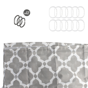 Tenda Doccia Vintage 180x200 cm. Impermeabile - Product Image 6