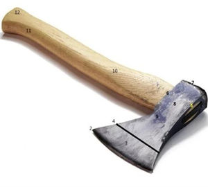 Hacha Rusa de 500g-1250g, Cabeza de Hacha Endurecida, Fabricante de Hachas Rusas - Product Image 3