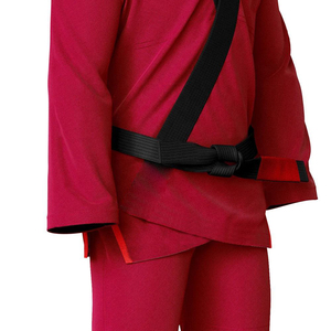 Conjunto de Taekwondo personalizable de alta calidad con cuello en V, ropa deportiva de arte marcial de algodón OEM para adultos con colores y logotipo personalizados - Product Image 6