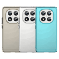 Coque de téléphone portable souple antichoc en TPU couleur unie avec boutons pression, protection intégrale Candy Back pour Redmi Note 14 13 12