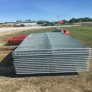 Portable Temporary Security Chain Link Privacy Fence Panel For Concert