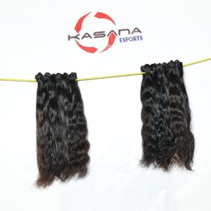 100% Virgin Cuticle Aligned Indian Bundle Unprocessed Wholesale Raw natural <b>color</b> black women Weaving Human <b>Hair</b> <b>Extensions</b> - Product Image 3