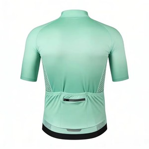 Jersey de Ciclismo para Hombre, Diseño Degradado Personalizado, al por Mayor, de Primera Calidad, Secado Rápido, Transpirable, con Tira Reflectante de Poliéster, para Eventos de Ciclismo en Carretera - Product Image 2