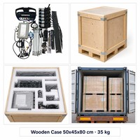 Télécommande radio industrielle sans fil pour grue, 6 joysticks, 12V 24V, portée 500M, pour kit de vanne hydraulique de grue de camion
