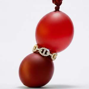 Jeulia Minimalist Gold Pave Anchor Chain <b>Ring</b> with Zircon Gemstone - Product Image 4