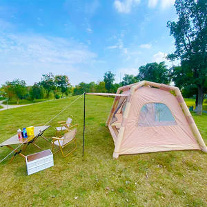 Portable extérieur quatre saisons 3-4 personnes <span class=keywords><strong>Camping</strong></span> tente Oxford étanche à la pluie Protection solaire plage <span class=keywords><strong>parc</strong></span> - Product Image 2