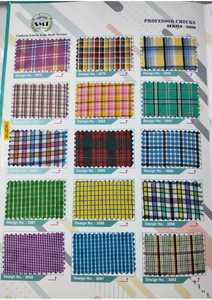 Tissu en coton polyester à carreaux, fourni directement par l'usine, pour uniformes scolaires tels que pantalons et chemises, provenant d'un fournisseur indien - Product Image 3