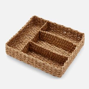 Porte-couverts en jacinthe d'eau en gros pour tiroir, organisateur de table, compartiment à ustensiles, plateau - Product Image 5