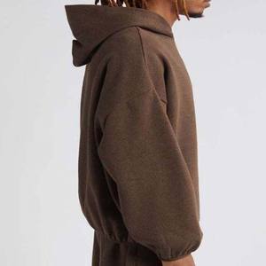 Sweatshirts à capuche en molleton à épaules tombantes 100% coton, vêtements pour hommes, sweatshirts de base avec logo personnalisé, fabricant d'usine - Product Image 2