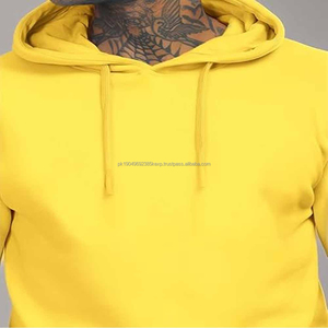 Vêtements unisexes Hommes Sweats à capuche légers en polaire 100% coton Surdimensionné Sweat à capuche avec logo personnalisé - Product Image 5
