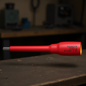 Hazet 1/2'' Long Square Hexagonal Screwdriver <b>Socket</b> Protective 1000V Insulated - Product Image 3