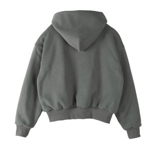 Pull à capuche pour hommes avec logo personnalisé 100% de coton à manches longues polaire OEM ODM Streetwear confortable vêtements décontractés - Product Image 3