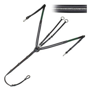 Meilleure vente de cuirasse de cheval 5 points Garniture en cristal Cuir de qualité supérieure Fabriqué au Pakistan - Product Image 6