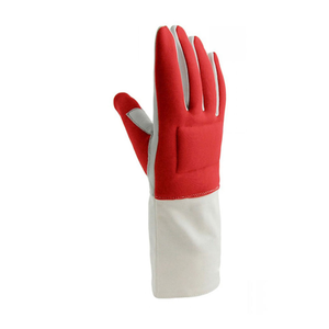Guantes de Esgrima de Manga Larga de Cuero Sintético Estándar para Exportación al por Mayor, Resistentes a Impactos y Transpirables para Esgrimidores Profesionales - Product Image 3