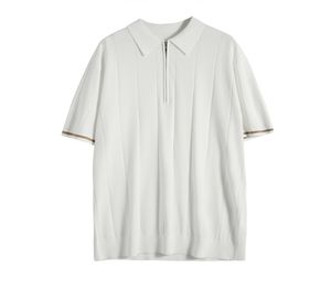 Camiseta de Manga Corta para Hombre, con Logotipo Personalizado, de Alta Calidad, con Cierre, Tejida, 100% Algodón, con Bolsillo, Antiarrugas, Estilo Casual, Largo Regular - Product Image 6