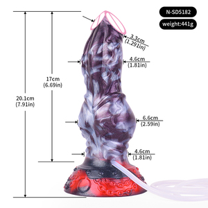 NNSX Dildo suprulate simpul besar stimulasi g-spot untuk wanita pria <span class=keywords><strong>Penis</strong></span> anjing realistis Masturbator <span class=keywords><strong>Vagina</strong></span> penyumbat Anal - Product Image 6
