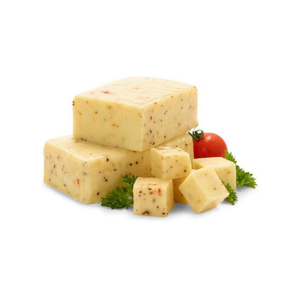 Havarti กับผักชีฝรั่งสดนกกระสาและครีม