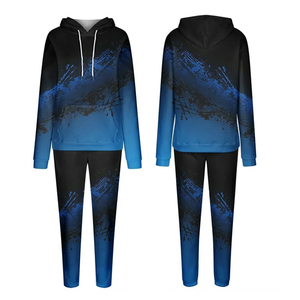 Survêtements de fitness à manches longues de style sport pour hommes, vêtements d'entraînement de gymnastique à la mode, ensemble d'entraînement de gymnastique respirant, meilleures ventes - Product Image 4