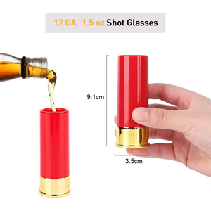 Vasos de Plástico Duraderos y Personalizables para Whisky, <span class=keywords><strong>Tequila</strong></span>, Vodka, Ginebra y Licores, Vasos de Chupito de 12GA para la Cerveza Foster's de Abbey's, <span class=keywords><strong>España</strong></span> - Product Image 2