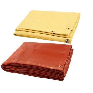 Cowhide Leather Fire Protective <b>Blanket</b> Leather Welding <b>Blanket</b> Heat Resistant Fire <b>Blanket</b> With Brass Eyelets Top Selling - Product Image 5