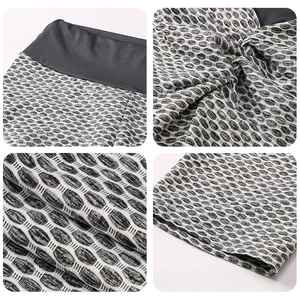 Short de yoga femme taille haute respirant Stretch Fitness avec fermeture à la taille élastique fesse et hanche levage rapide vitesse serrée - Product Image 2
