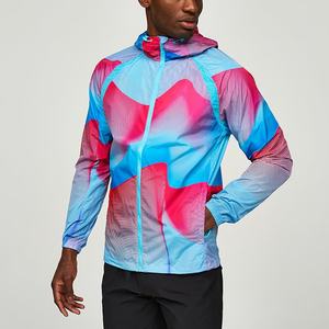 Chaqueta de concha suave personalizada para hombre, chándal cortavientos, ropa negra, talla informal, chándal cortavientos impermeable liso para hombre - Product Image 1