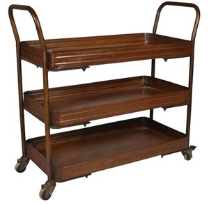 Cadence Iron Kitchen Cart Ecológico Portátil Ajustable Durable Kitchen Furniture Eco-Friendly Kitchen Islands Carts - Product Image 4