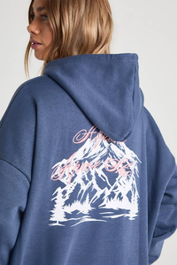 Sudadera con Capucha Extra Grande para Mujer con Logotipo Frontal, Mangas Largas, Estilo Hip-Hop, Holgada, Personalizable, Ropa de Invierno, 100% Algodón Felpa - Product Image 6