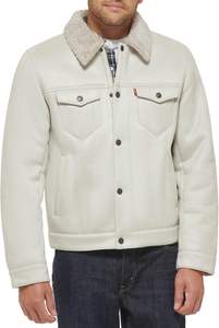 Chaquetas de Cuero para Hombre de Alta Calidad al por Mayor, Chaqueta de Moda de Invierno de Color Blanco para Hombre - Product Image 4