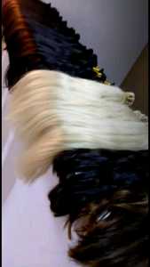 Extensiones de Cabello Virgen Remy Indio de Lujo, Más Largas y Voluminosas, Fáciles de Aplicar, Cabello Liso Sedoso y Ondulado, Cobertura Total, Cabello de Una Sola Capa - Product Image 3